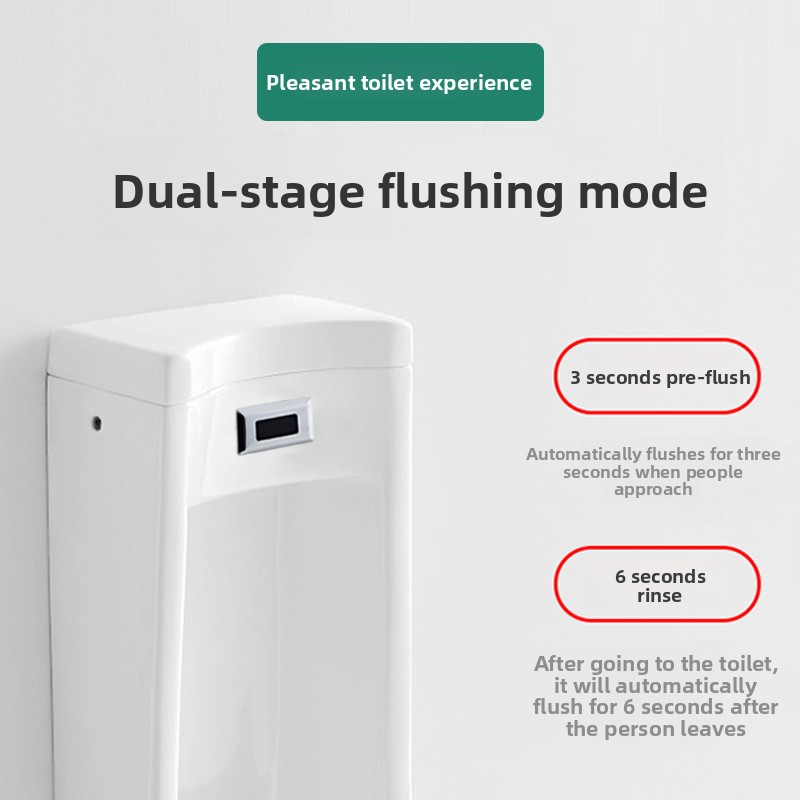 Capteur d'urinoir entièrement  - Touchless Automatic Toilet Flush Sensor avis et prix