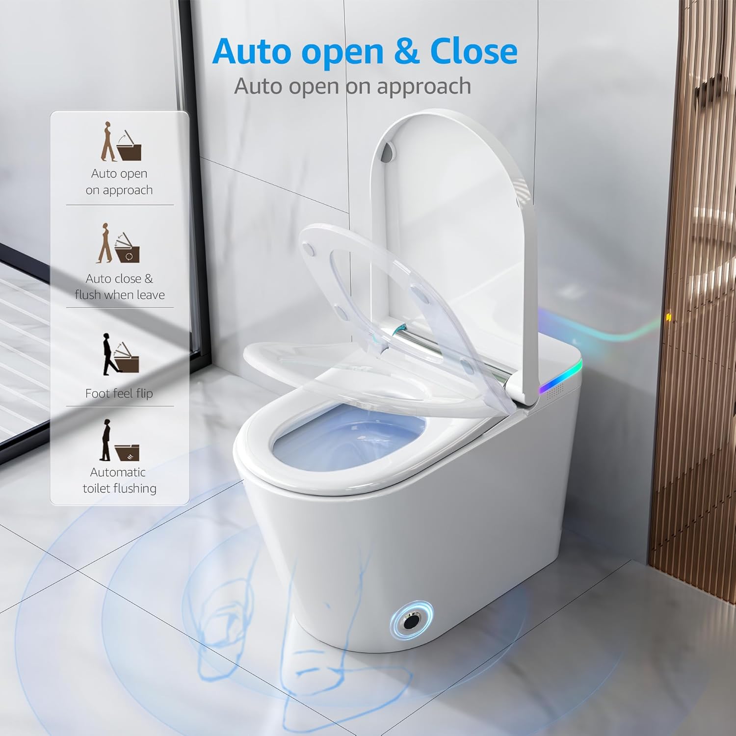 WC intelligent sans réservoir  - Smart Bidet Toilet Seat Heated Electric avis et prix