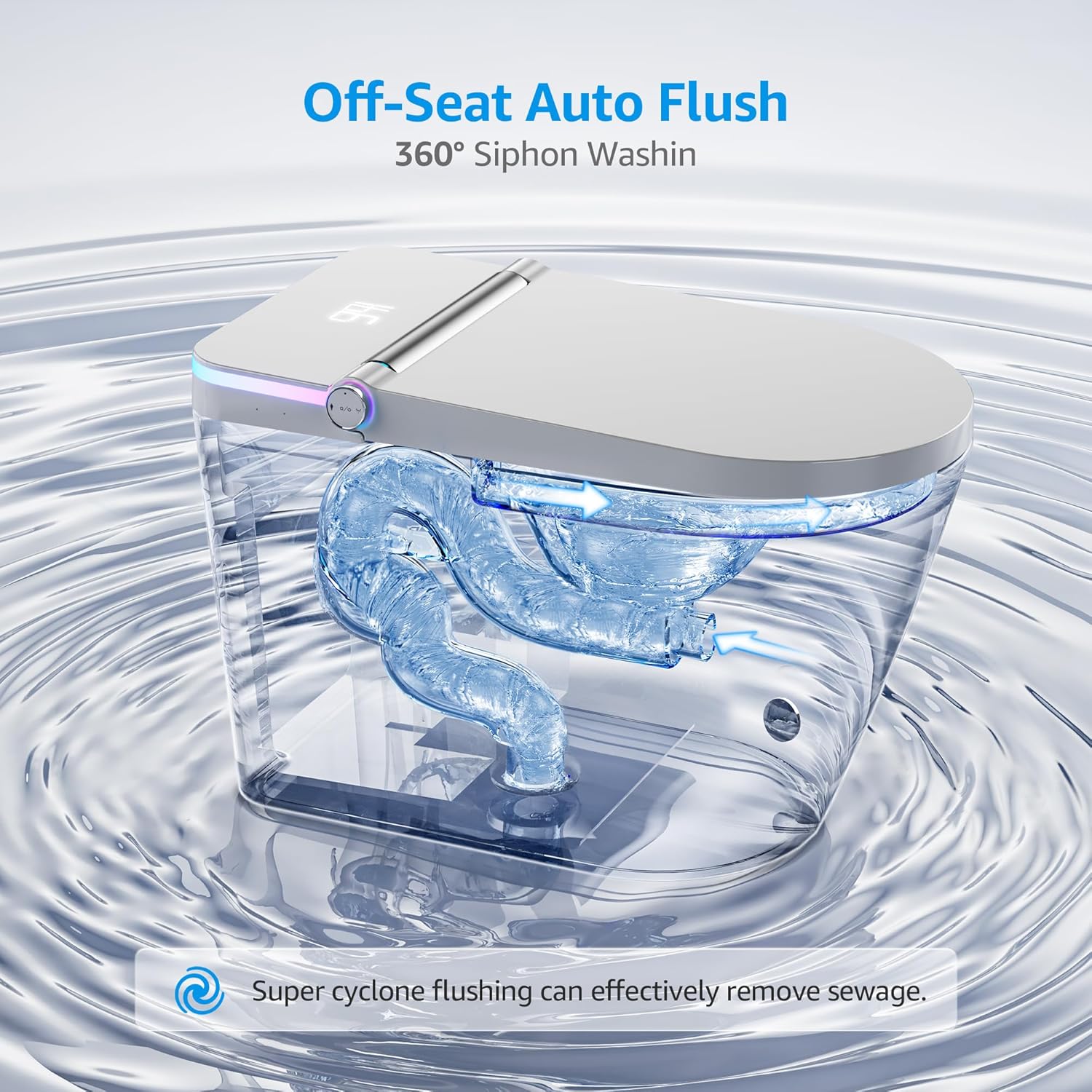WC intelligent sans réservoir  - Smart Bidet Toilet Seat Heated Electric avis et prix