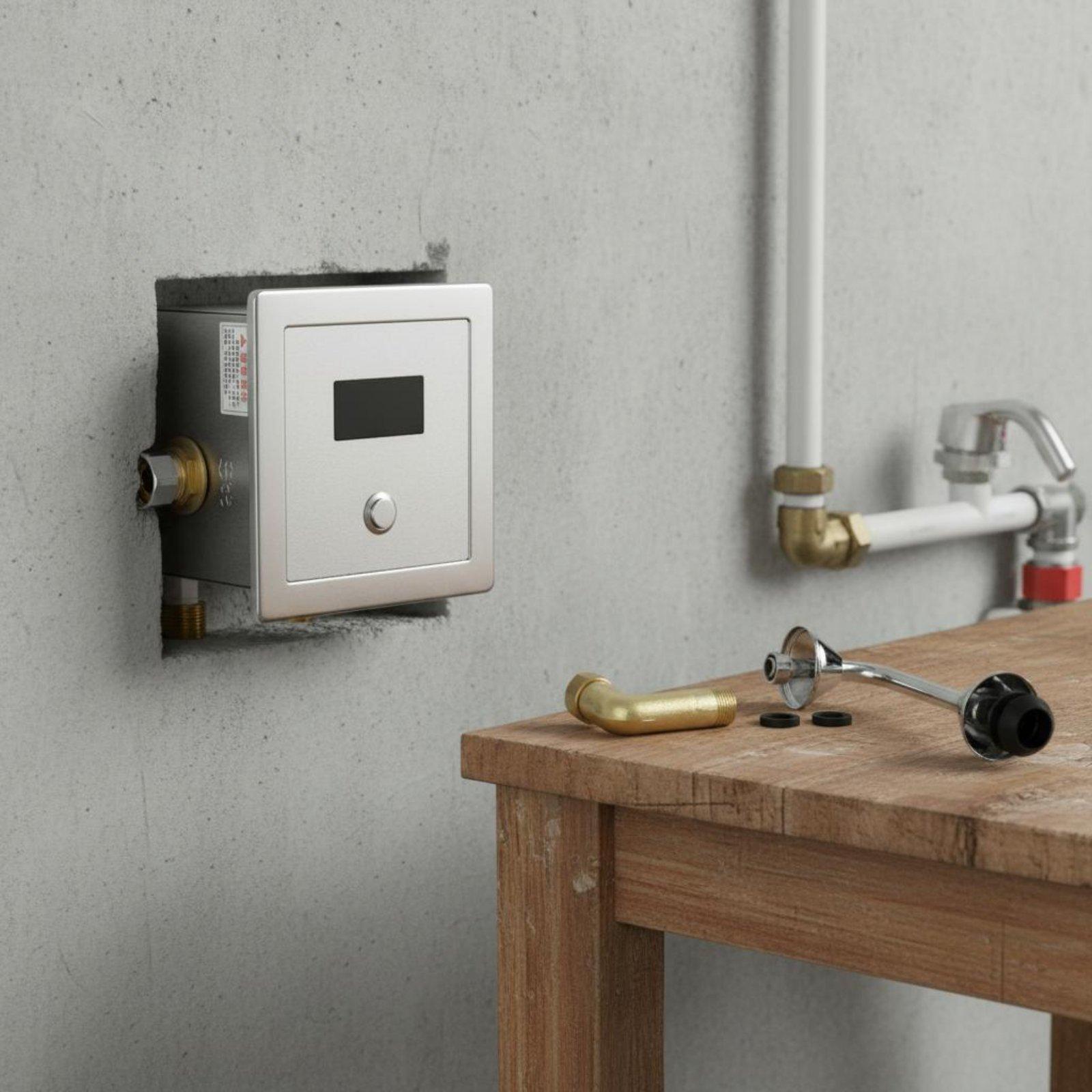 Vanne de chasse d'eau automati - Touchless Automatic Toilet Flush Sensor avis et prix