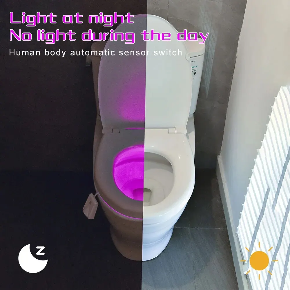 Toilettes veilleuse capteur de - Toilet Night Light Motion Sensor Led avis et prix