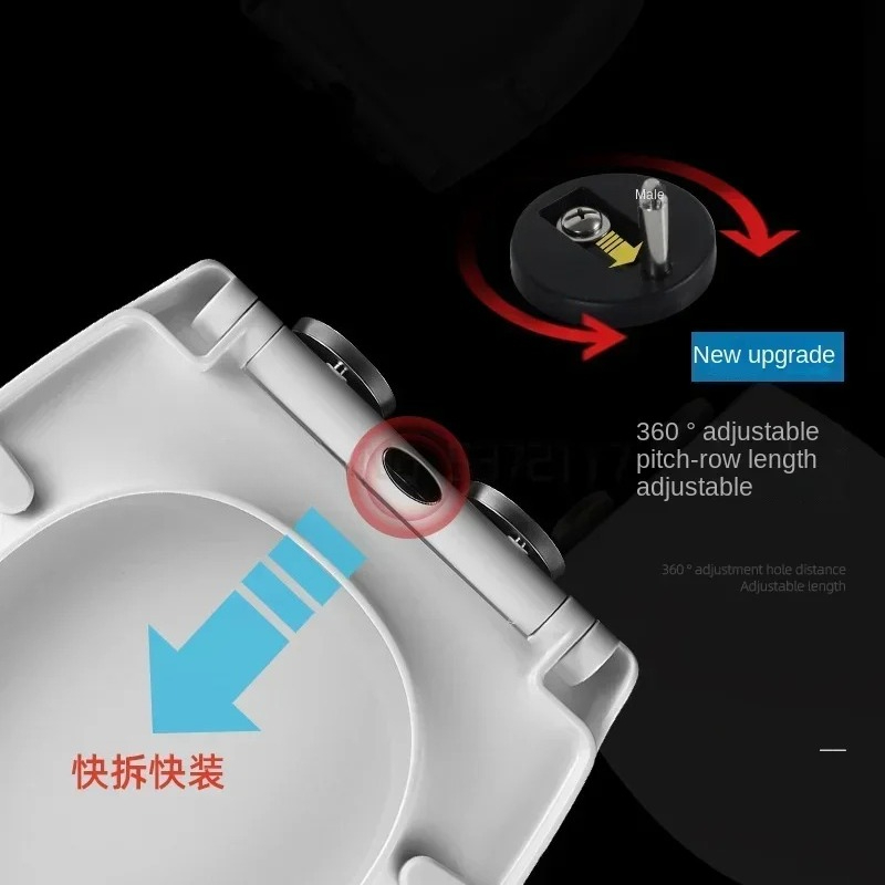 Couvercle de toilette à fermet - Slow Close Toilet Seat Quick Release avis et prix
