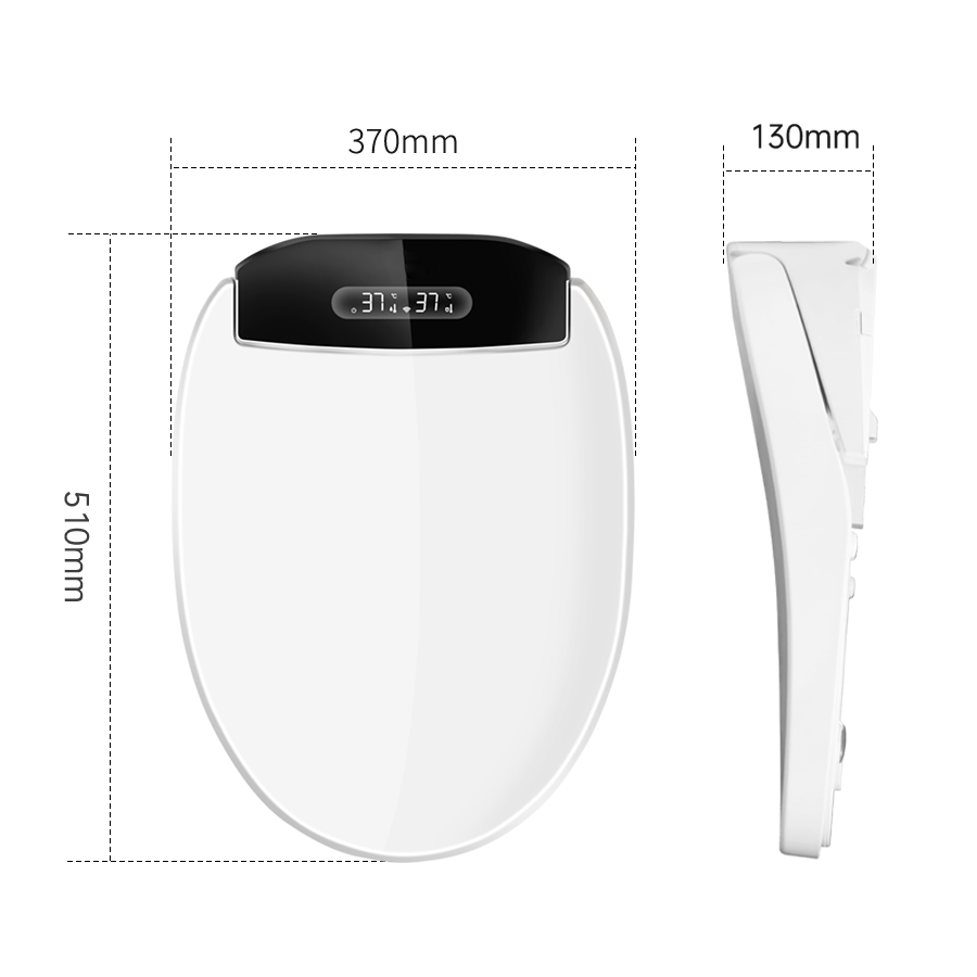 Housse de siège de toilette él - Elongated Bidet Toilet Seat Warm Dryer avis et prix