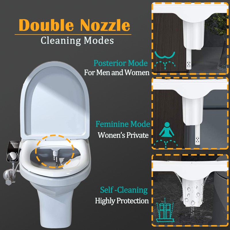 Pulvérisateur d'eau froide Ult - Non Electric Bidet Attachment Dual Nozzle avis et prix